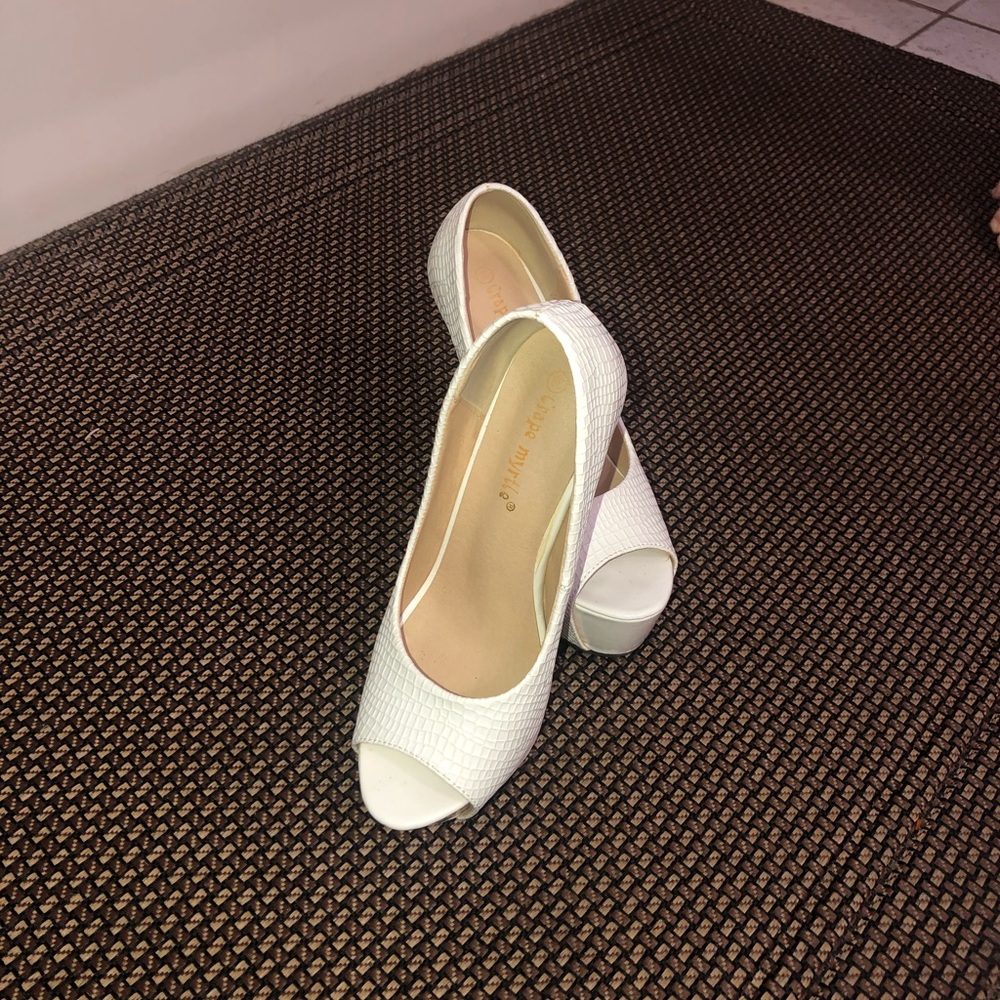 White High Heels